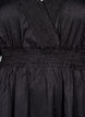 Korte jurk met smockdetails, Zwart, Packshot image number 2