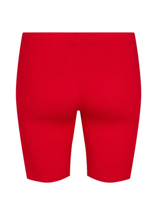 Short cycliste de base de couleur unie, Tango Red, Packshot image number 1