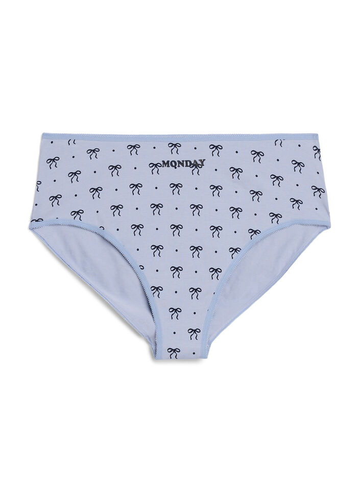 7-pack slip met normale taille, Blauw, Packshot image number 3