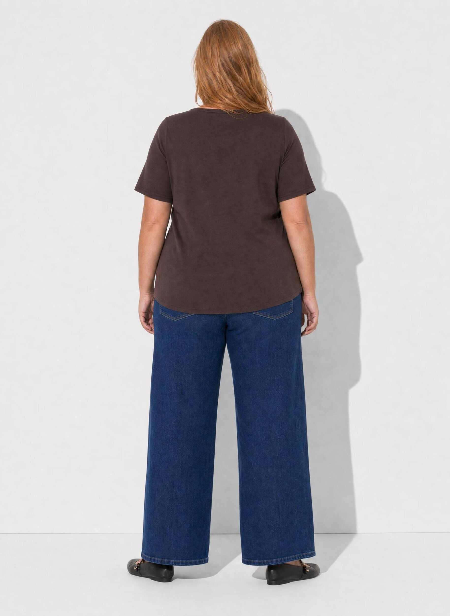 ZizziT-shirt imprim&eacute;, Marron, Model image number 2