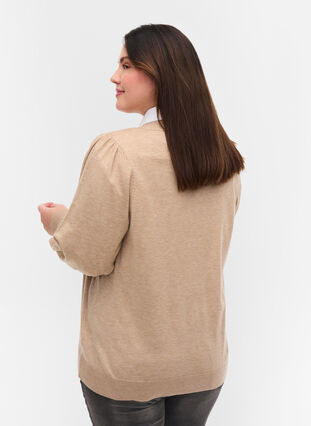 Cardigan en tricot avec fermeture à bouton, Nomad Mel, Model image number 1