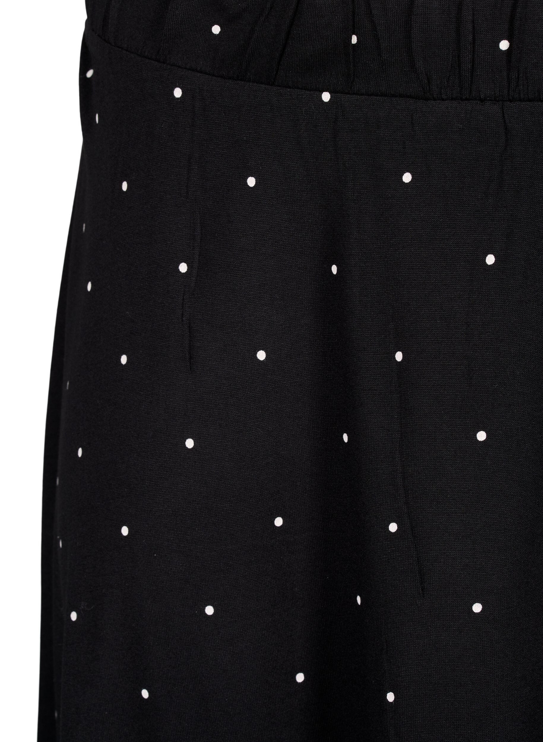 Zizzi2-pack rok van viscose, Zwart, Packshot image number 2