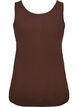 Haut basic uni en coton, Marron, Packshot image number 1