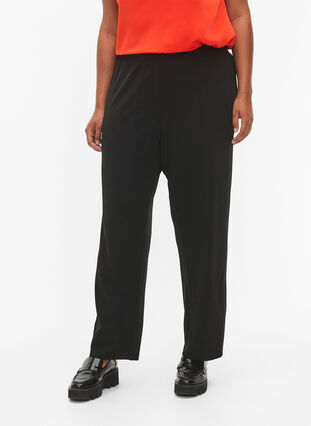 FLASH - Pantalon à coupe droite, Black, Model image number 2