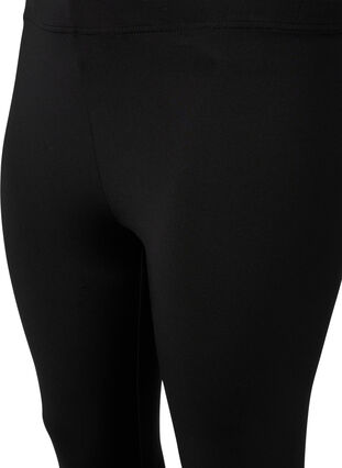 2-pack leggings avec longueur 3/4, Black / Black, Packshot image number 2