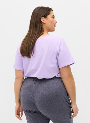 T-shirt basique, Purple Rose, Model image number 1
