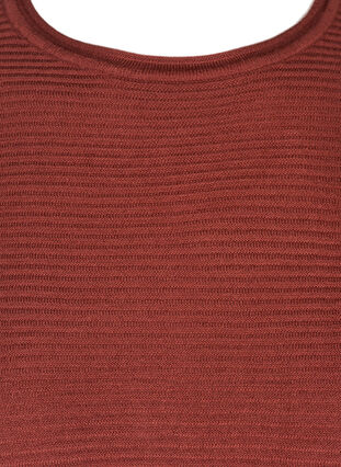 Gebreide geribbelde sweater met ronde hals , Wild Ginger, Packshot image number 2