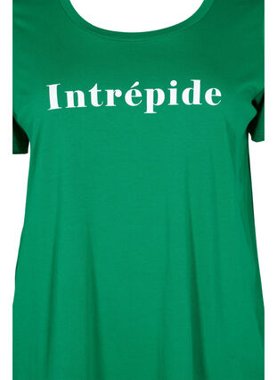 T-shirt en coton à manches courtes avec imprimé, Jolly Green, Packshot image number 2