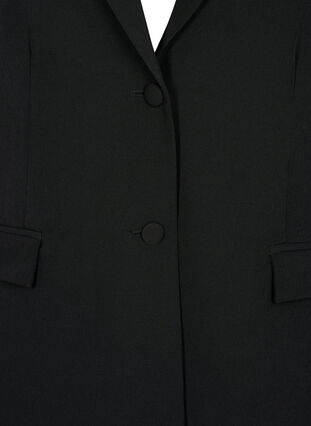 Klassieke blazer met knoopsluiting, Black, Packshot image number 2