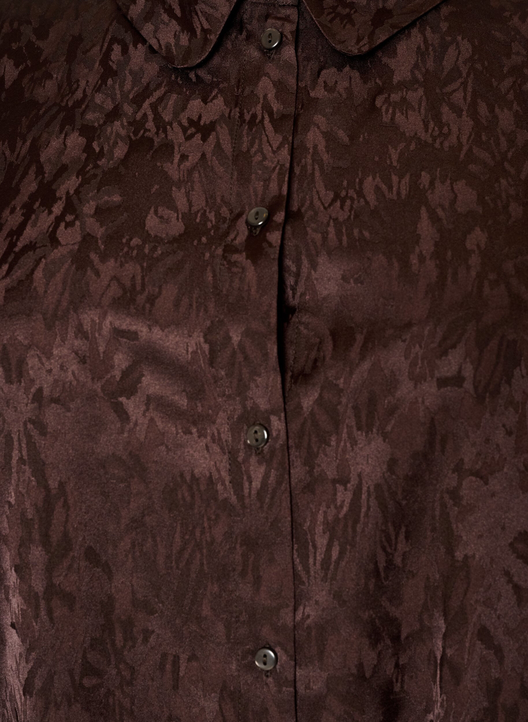 ZizziChemise &agrave; motif cachemire ton sur ton, Marron, Packshot image number 2