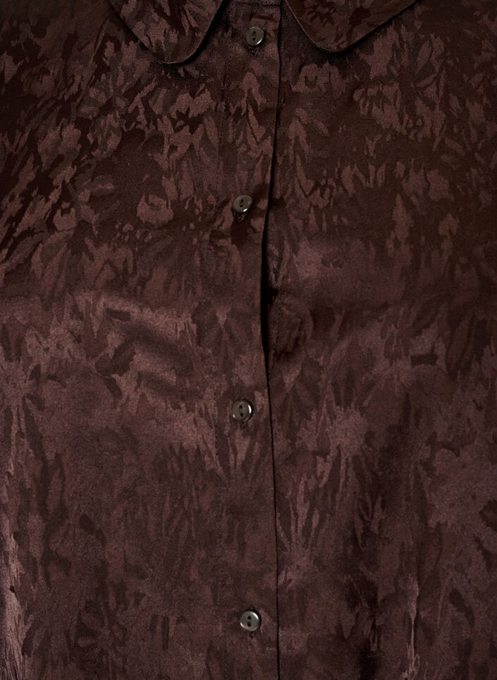 Chemise &agrave; motif cachemire ton sur ton, Marron, Packshot image number 2