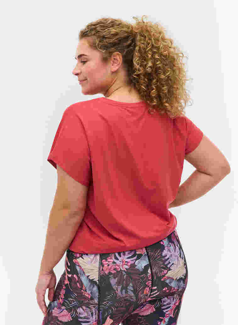 T-shirt basique, Garnet Rose, Model image number 1