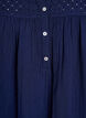 Tunique en mousseline de coton avec broderie anglaise, Bleu, Packshot image number 2