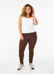 Katoenen legging met voering, Bruin, Model image number 0