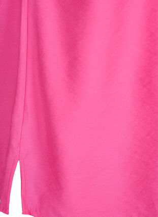 One-shoulder blouse in viscose, Fuchsia Purple, Packshot image number 3