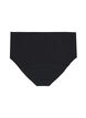 Culotte menstruelle de nuit taille haute en coton, Noir, Packshot image number 1