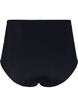 Bikinibroekje met hoge taille en draperingen, Black, Packshot image number 1