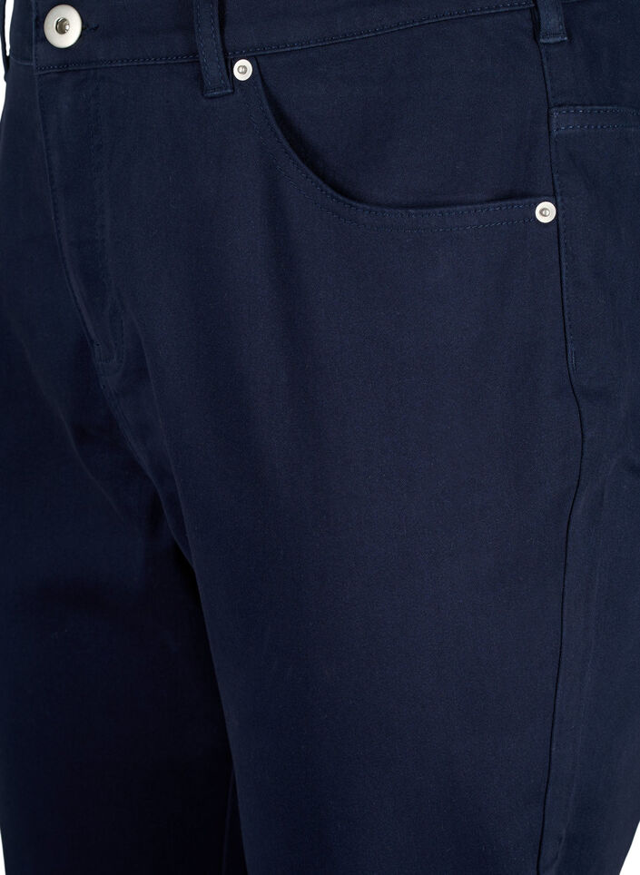  Pantacourts taille haute avec broderie anglaise, Night Sky, Packshot image number 2