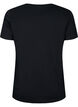 Katoenen T-shirt met pailletten, Black W. Face, Packshot image number 1