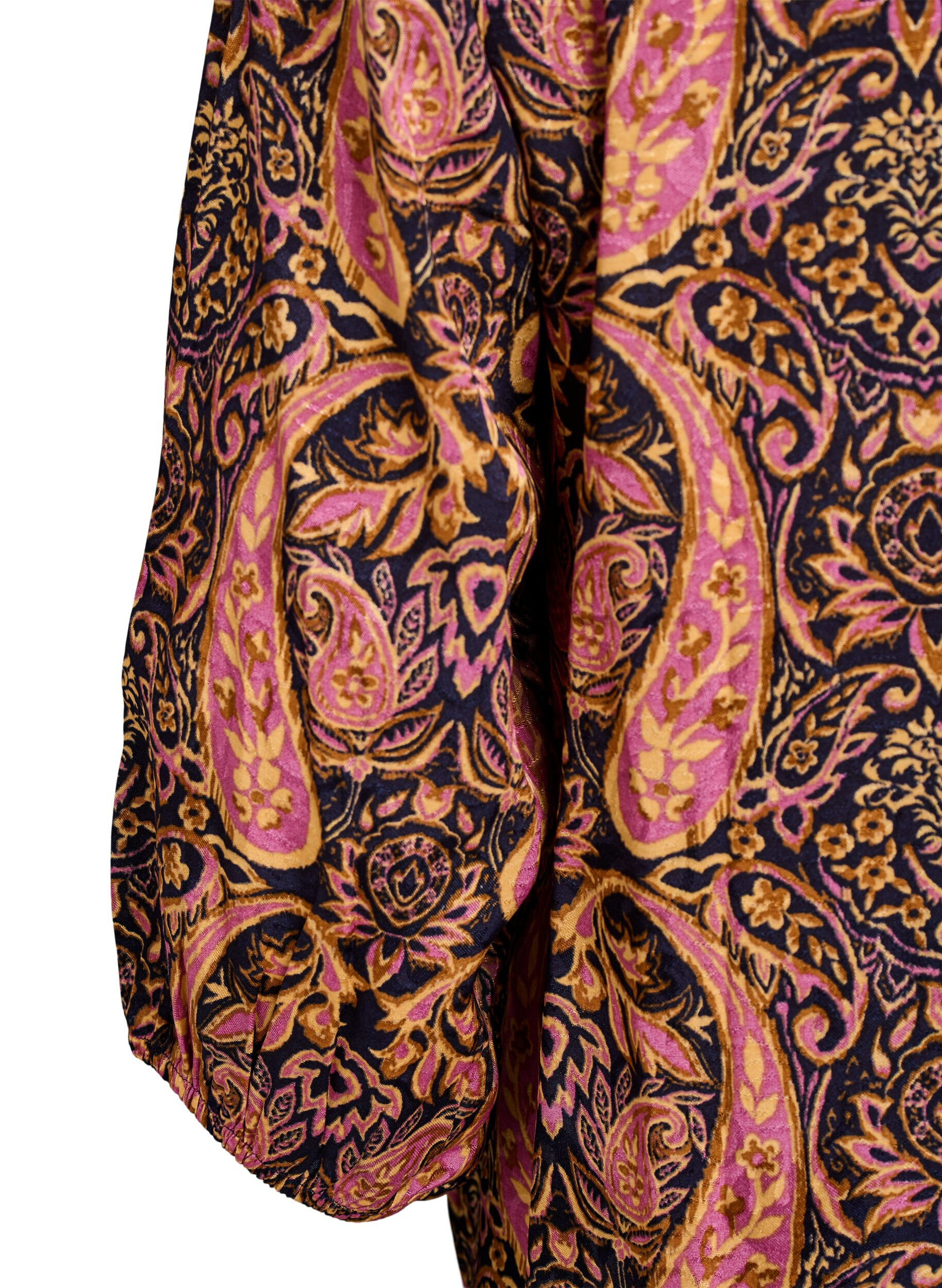 ZizziBlouse met paisley print en 3/4 mouwen, Blauw, Packshot image number 3