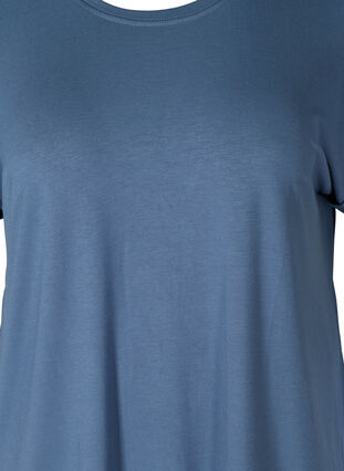 T-shirt col rond en mélange de viscose, Vintage Indigo, Packshot image number 2