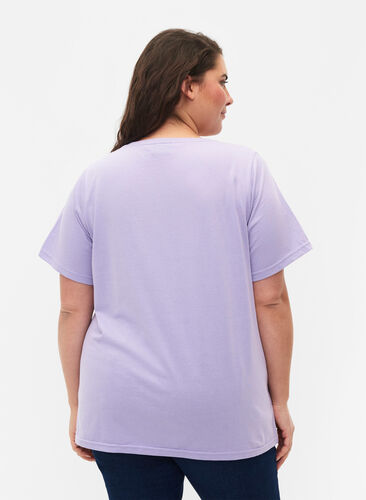 FLASH – T-shirt imprimé, Lavender, Model image number 1