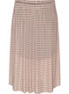 Gecontroleerde mesh midi-rok, Beige, Packshot image number 0