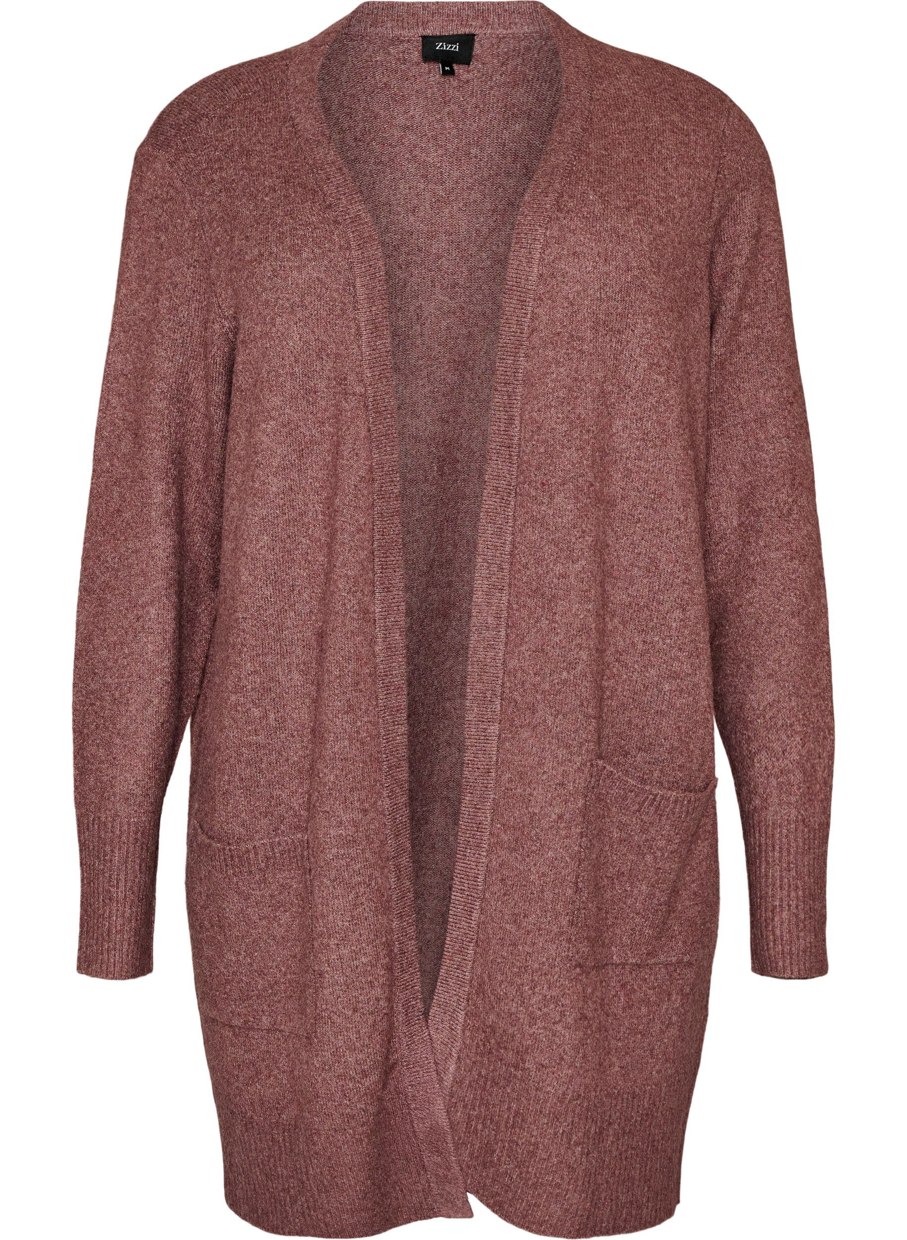 Cardigan en tricot c&ocirc;tel&eacute; avec poches