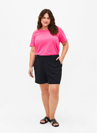 FLASH - T-shirt met ronde hals, Hot Pink, Model image number 2