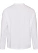 T-shirt Basic &agrave; manches longues, Blanc, Packshot image number 1