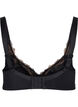 Soutien-gorge à armatures en dentelle, Black, Packshot image number 1