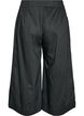 Culottes met een elastische tailleband en wijde pijpen, Zwart, Packshot image number 1