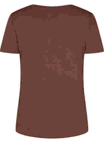T-shirt en coton à manches courtes, Chestnut Change, Packshot image number 1