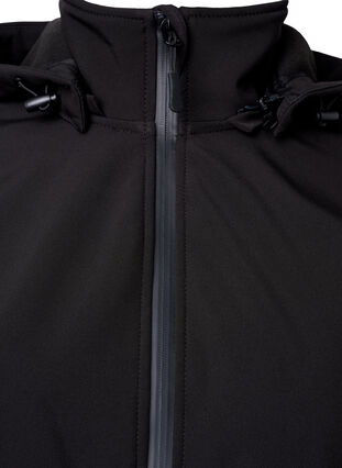 Veste softshell avec capuche amovible, Black, Packshot image number 2