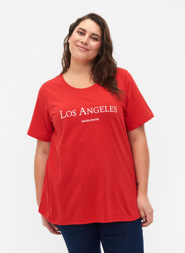 FLASH – T-shirt imprimé, High Risk Red, Model image number 0