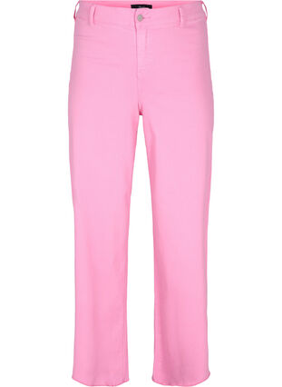 Jeans évasés à taille haute, Pink, Packshot image number 0