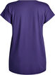 T-shirt long d'entra&icirc;nement, Violet, Packshot image number 1