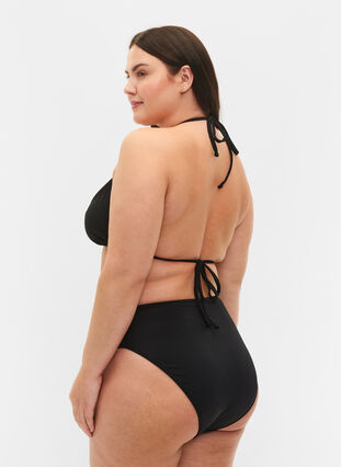 Culotte de bikini Tai à taille régulière, Black, Model image number 1