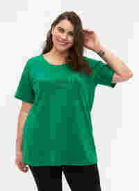 FLASH - T-shirt met motief, Jolly Green, Model