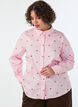 Shirt met geborduurde bloemen, Roze, Model image number 0