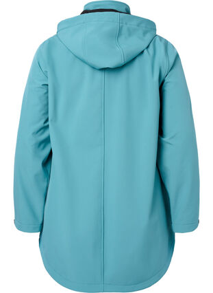 Veste softshell avec capuche amovible, Brittany Blue, Packshot image number 1