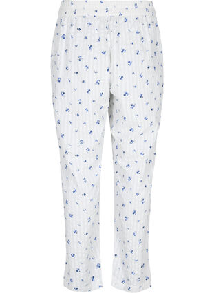 Pantalon de nuit en coton à fleurs, Snow White AOP, Packshot image number 1