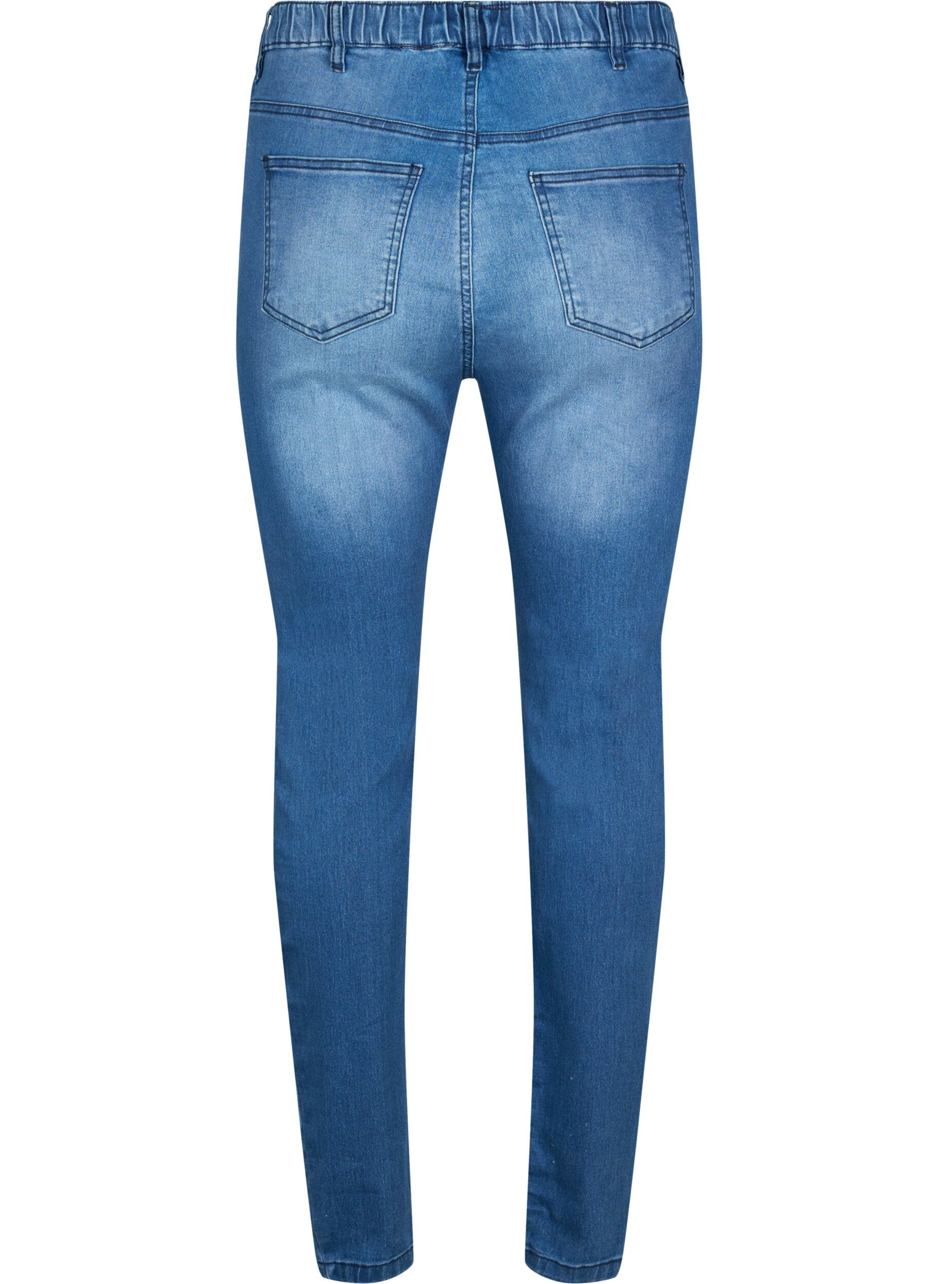 Zizzi Jeggings avec d&eacute;chirures, Dark blue, Packshot image number 1