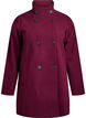 Manteau court &agrave; la coupe &eacute;vas&eacute;e, Bordeaux fonc&eacute;, Packshot image number 0