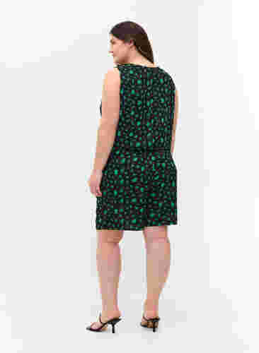 Shorts met print en zakken, Green Flower AOP, Model image number 1