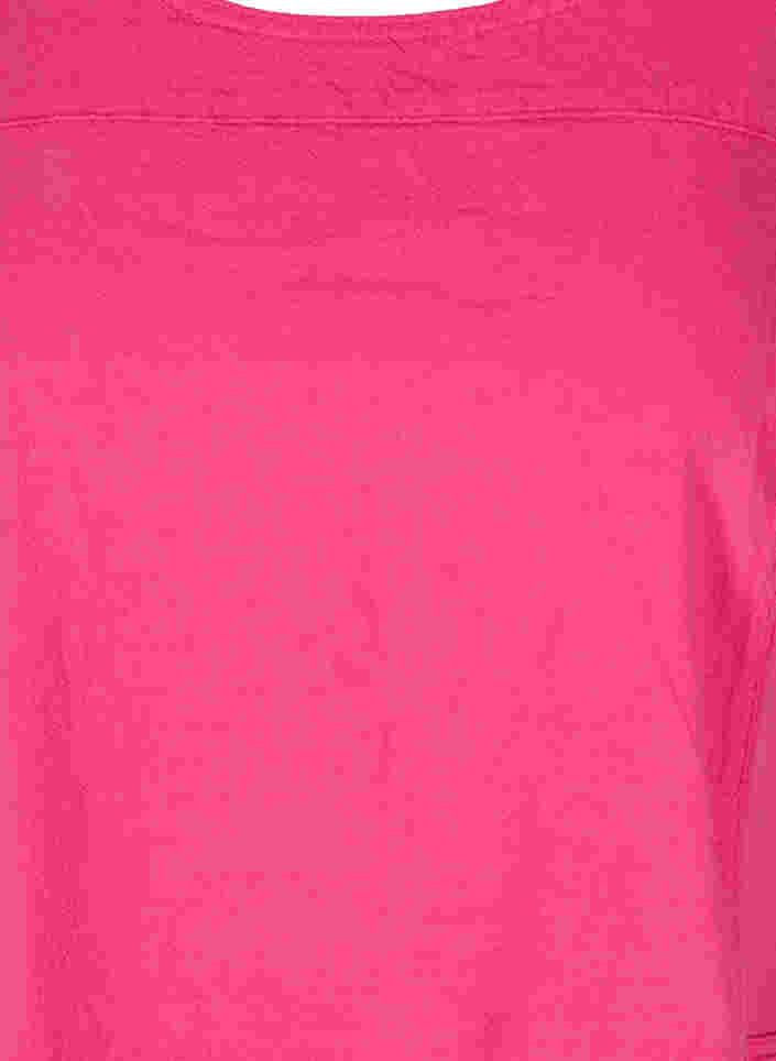 Robe sans manches en coton, Fuchsia Purple, Packshot image number 2