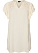 Tunique en broderie anglaise et manches &agrave; volants, Beige, Packshot image number 0