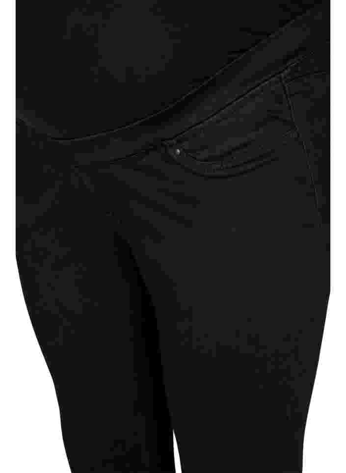 Pantalon de grossesse en coton mélangé, Black, Packshot image number 2