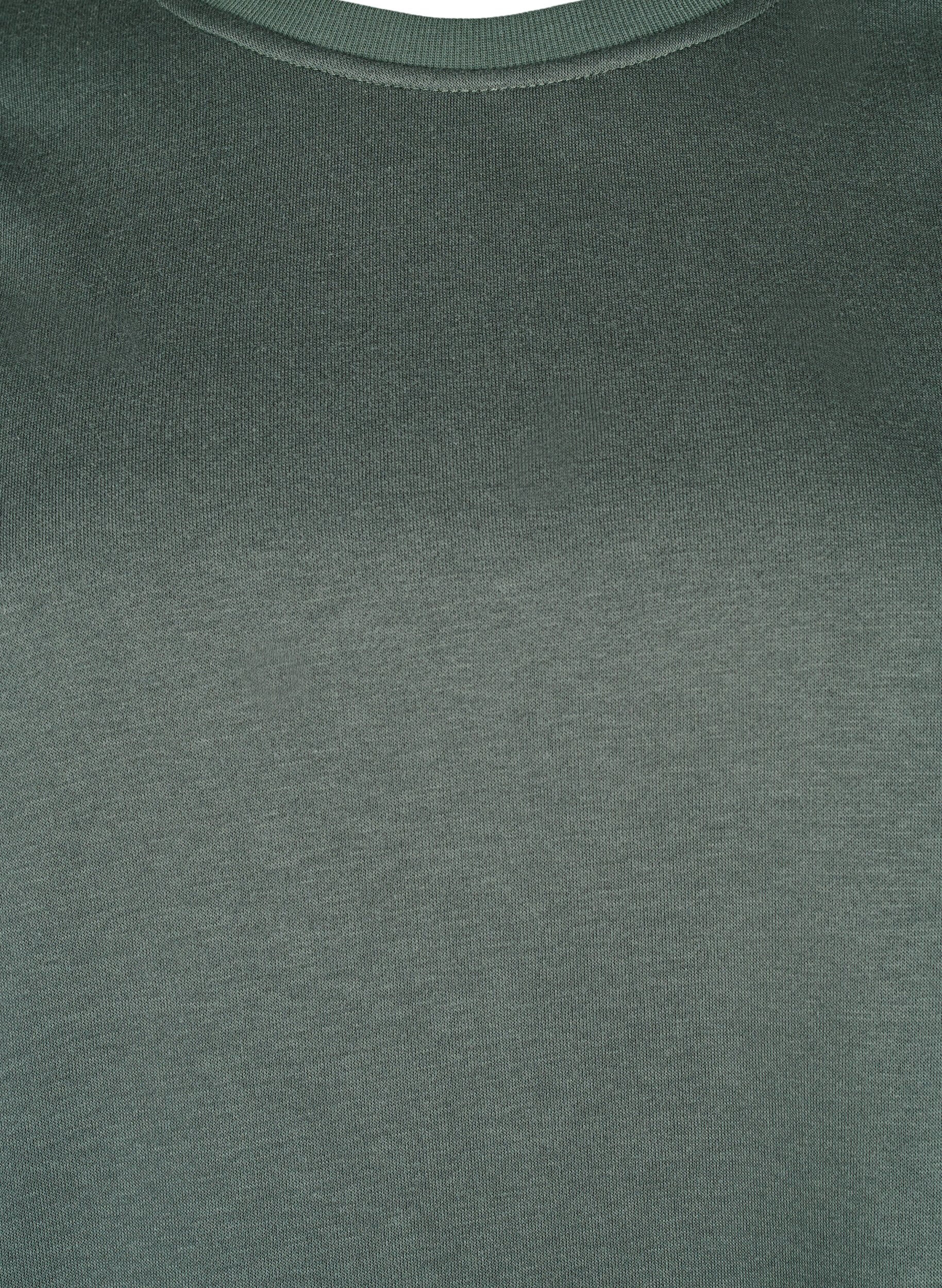 ZizziSweatshirt met geborduurde uitsneden, Thyme, Packshot image number 2