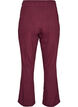 Bas de pyjama en coton biologique avec broderie ajour&eacute;e, Bordeaux fonc&eacute;, Packshot image number 1